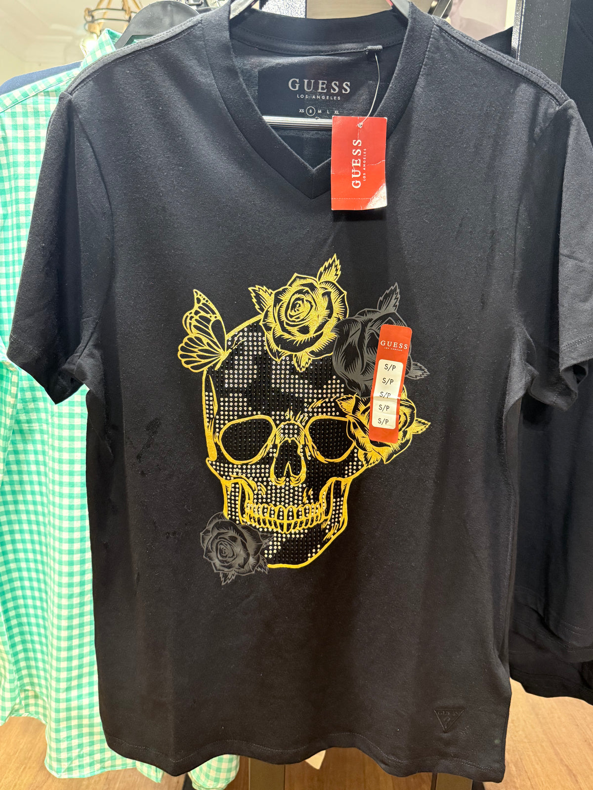 original guess skull rhinestone